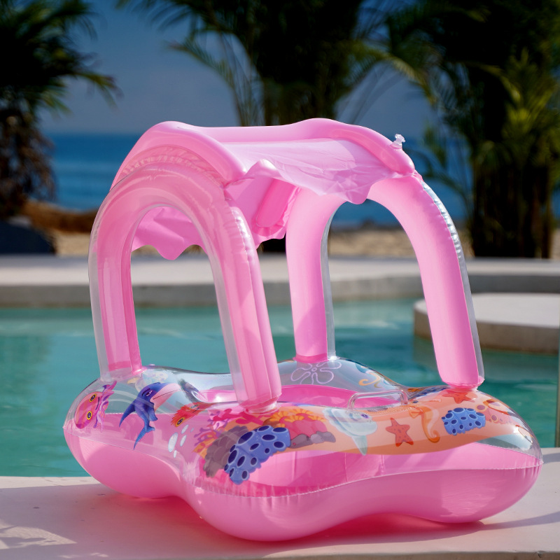 Pink square shade - handle